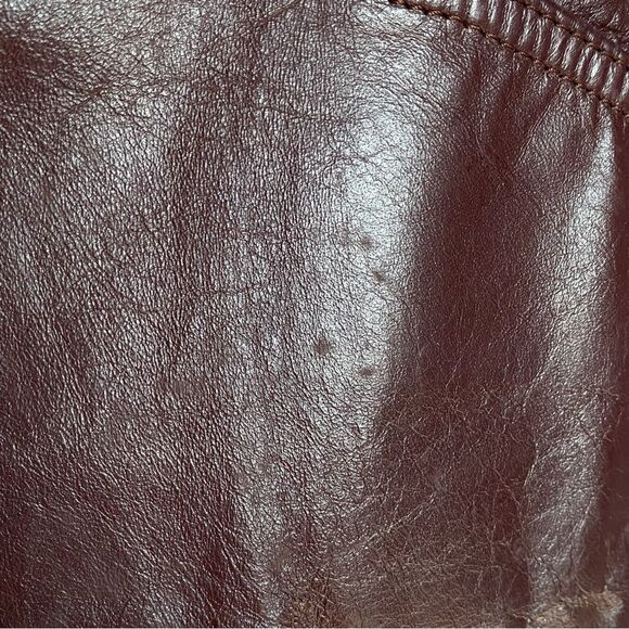 Foxmoor Retro 80s 70s Leather Jacket Blazer Coat Size 9 - Picture 6 of 15